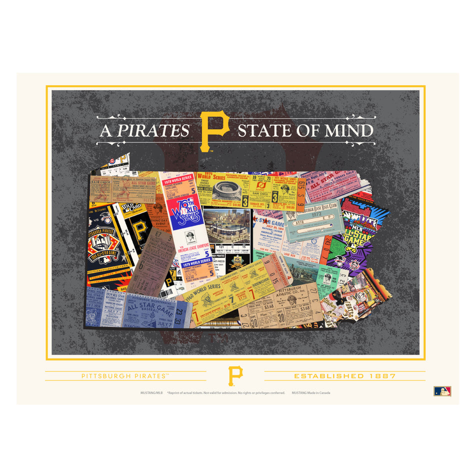 Pittsburgh Pirates 12x16 State of Mind Print