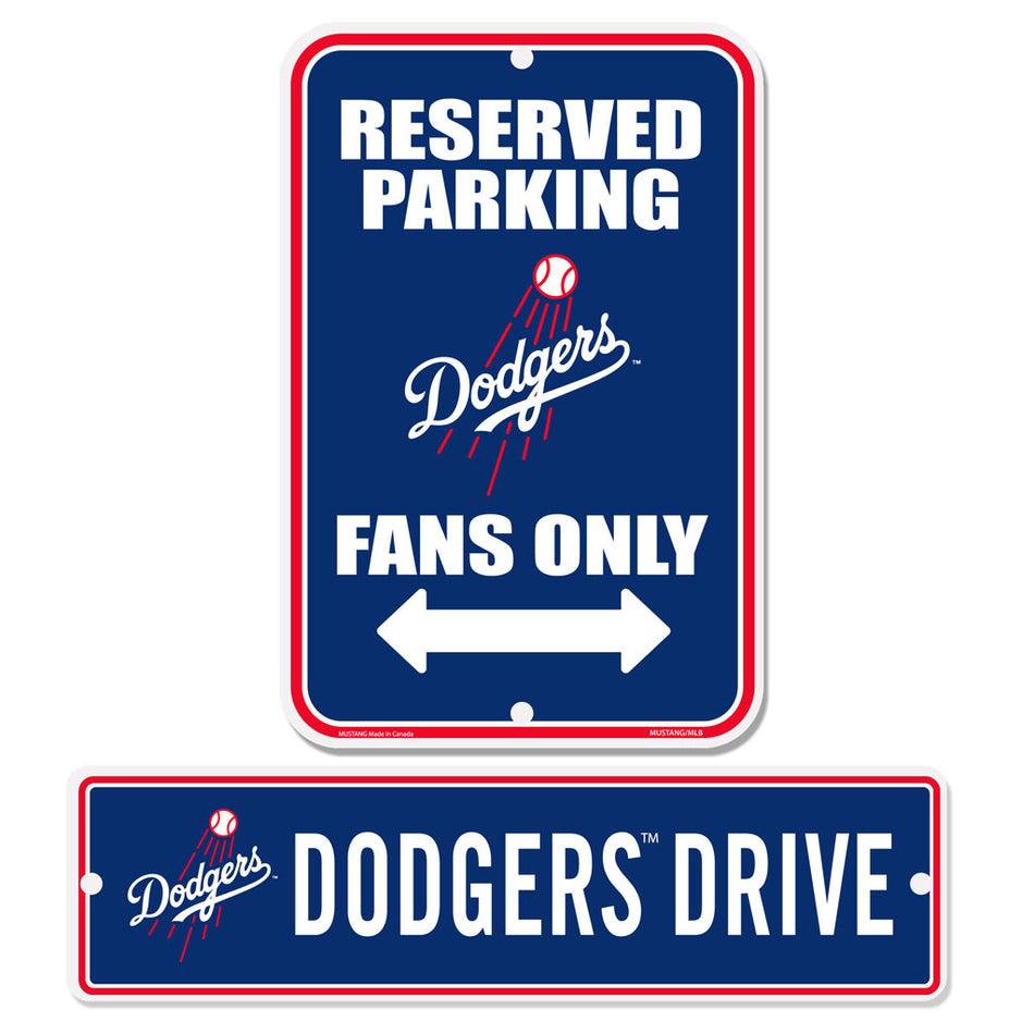 LA Dodgers Parking & Street 2 Pack Sign Set