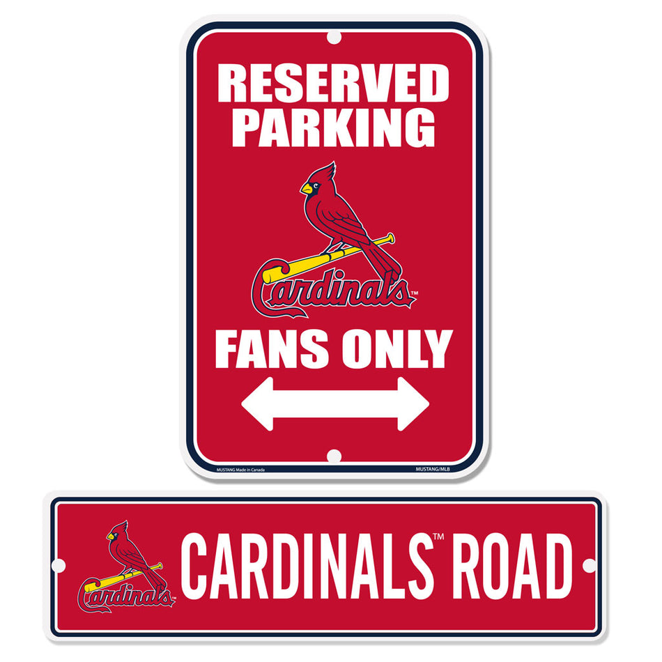 St. Louis Cardinals Parking & Street 2 Pack Sign Set