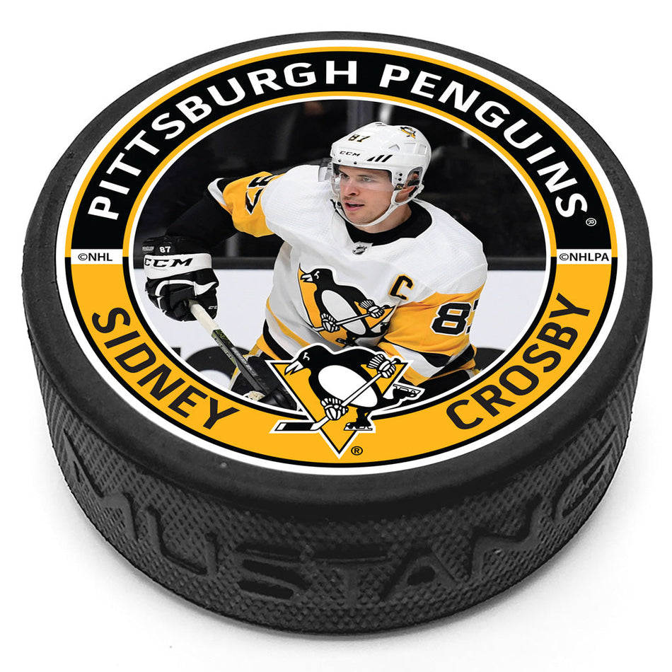 Sidney Crosby Puck - Pittsburgh Penguins Player Photo