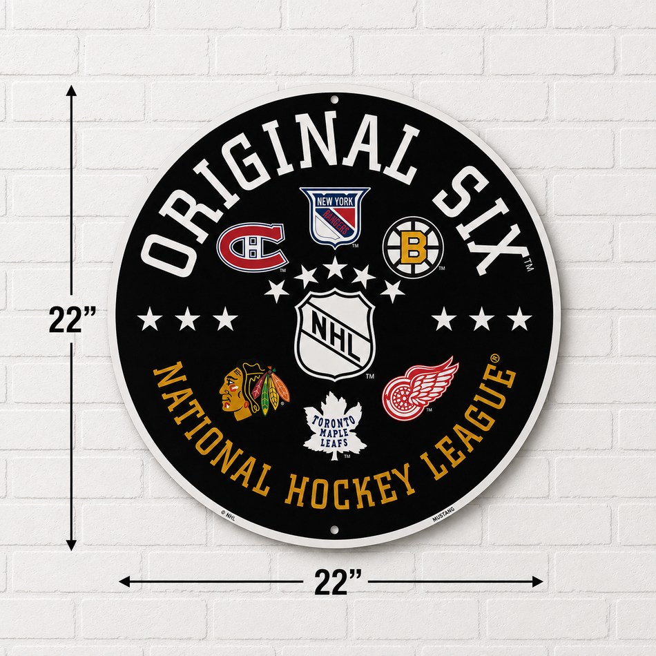 Original 6 | 22" Round Wall Sign