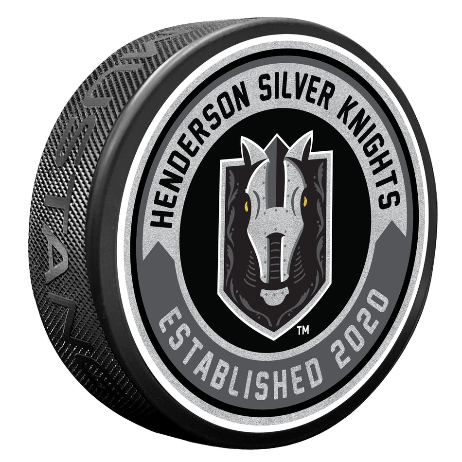 Henderson Silver Knights Puck - Arrow