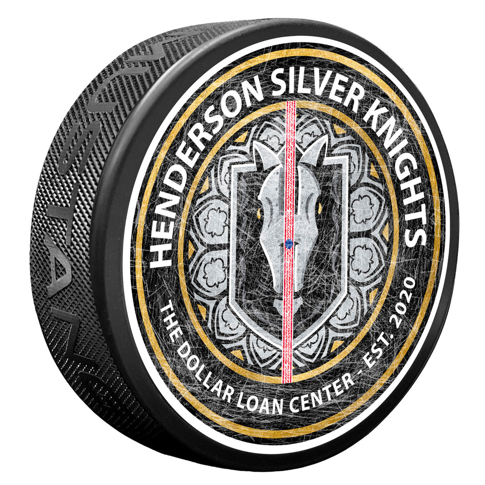 Henderson Silver Knights Puck - Center Ice