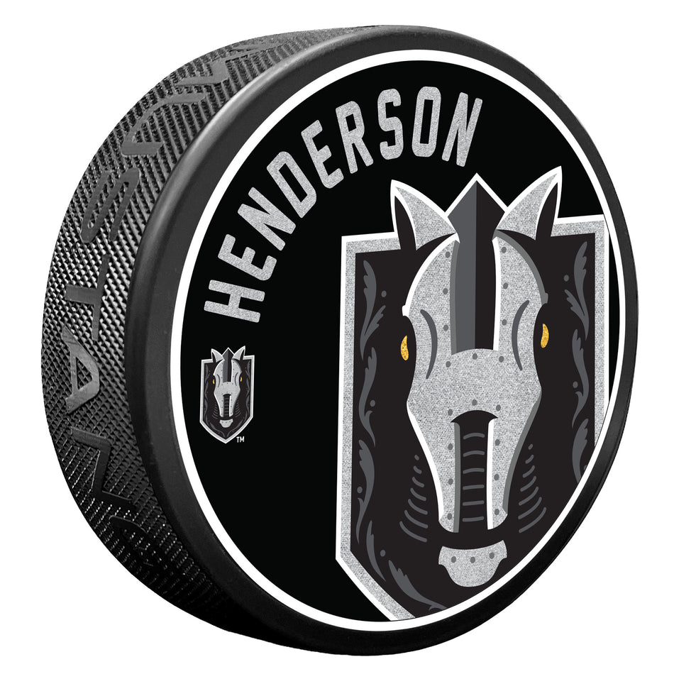 Henderson Silver Knights Puck - Icon