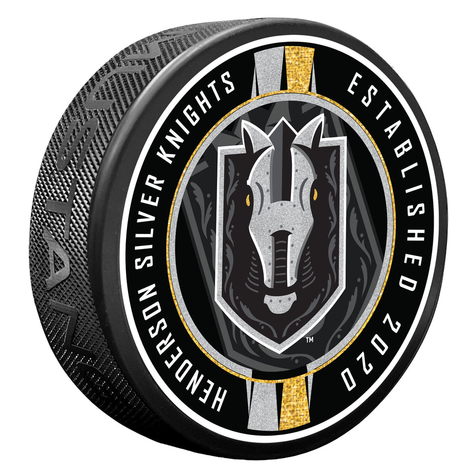 Henderson Silver Knights Puck - Ribbon