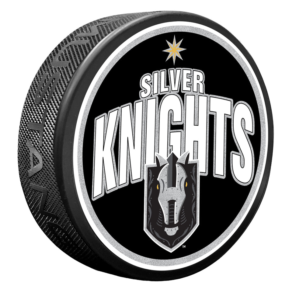 Henderson Silver Knights Puck - Wordmark