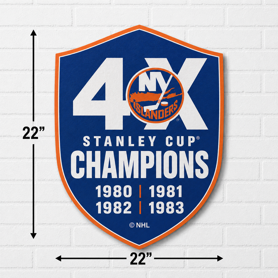New York Islanders | 22" Champs Wall Sign