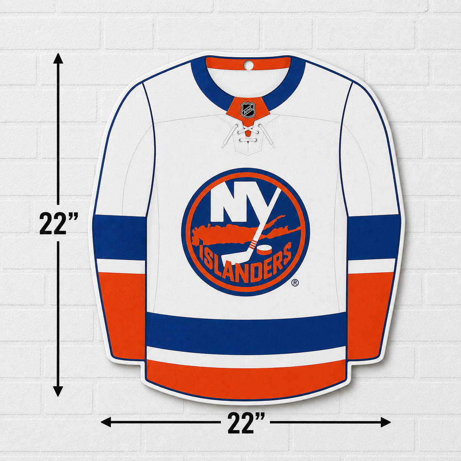 New York Islanders | 22" Away Jersey Wall Sign