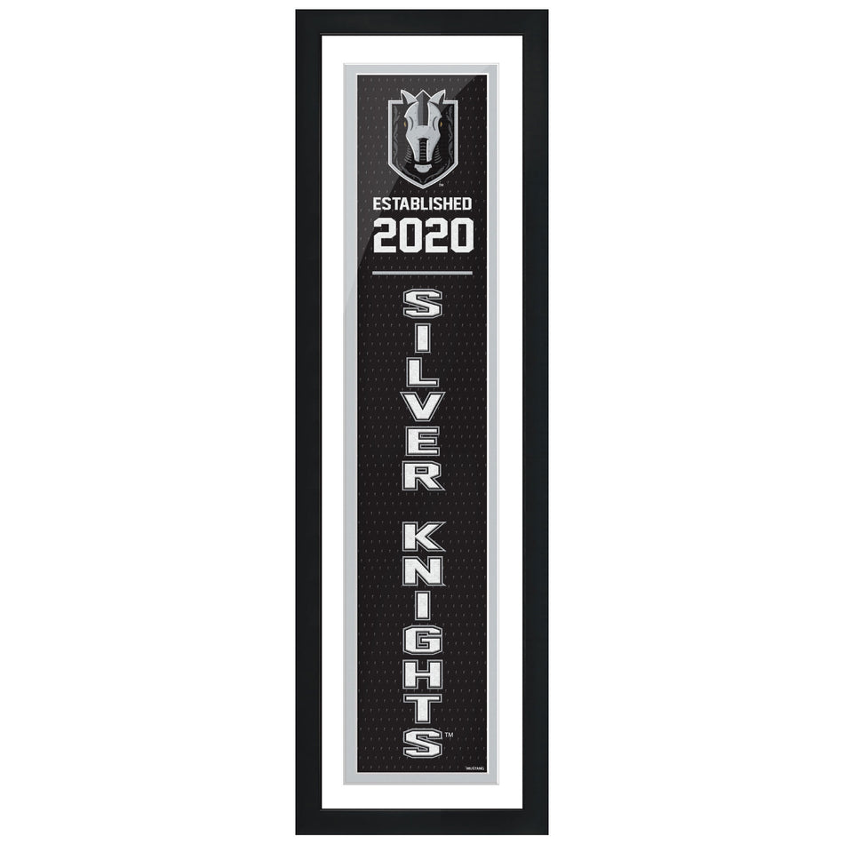 Henderson Silver Knights 6x22 Established Framed Sign