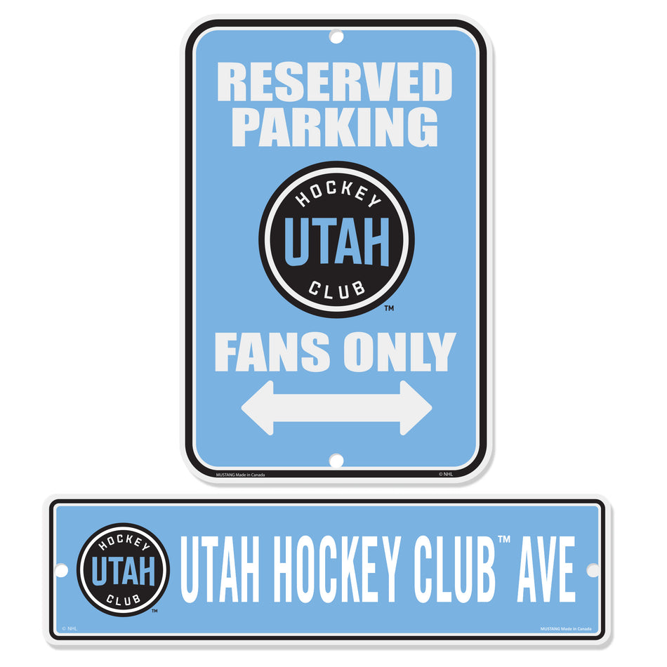 Utah Hockey Club Parking & Street 2 Pack Sign Set