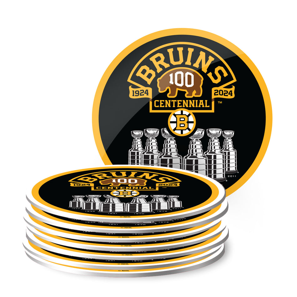 Boston Bruins 100th Anniversary Coasters (8 Pack)
