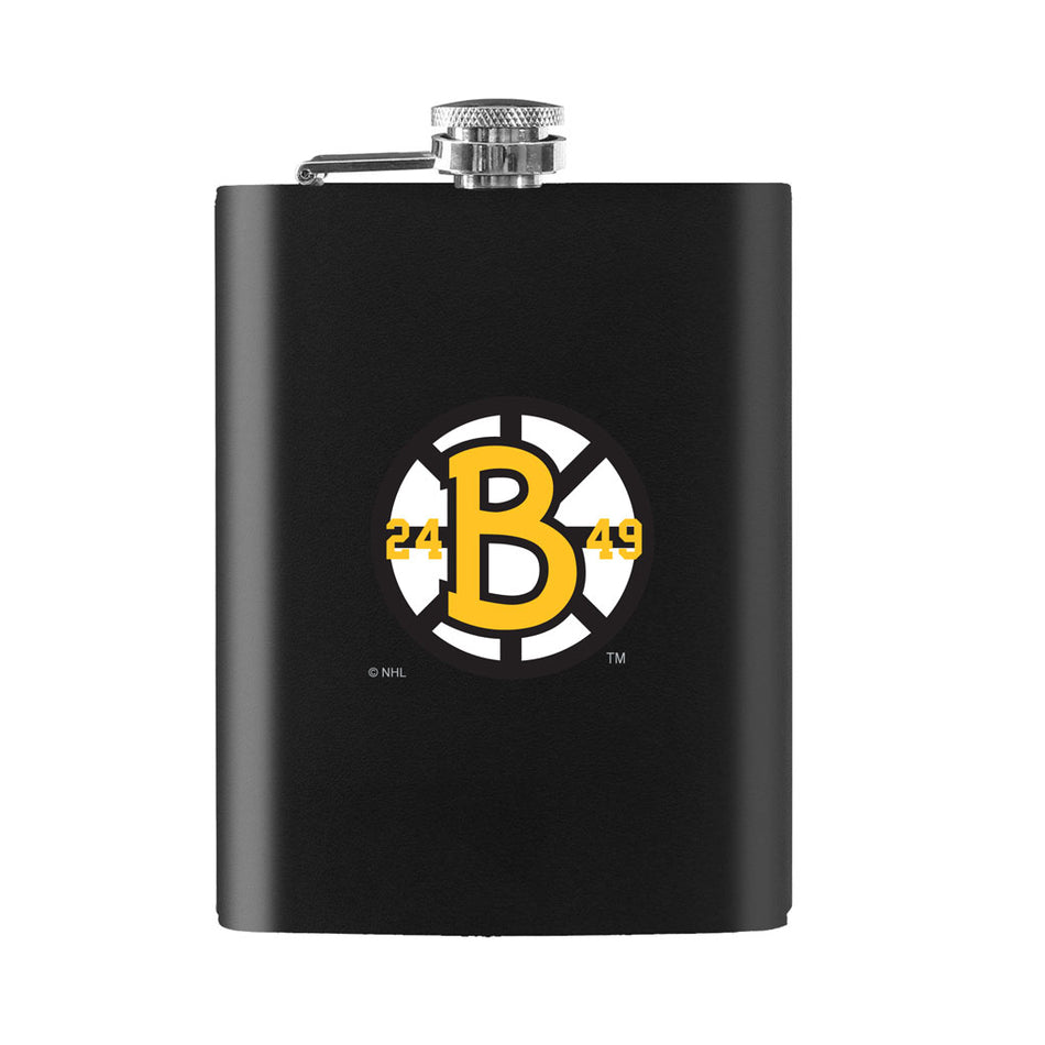 Boston Bruins 100th Anniversary Flask - 8 oz. Vintage B