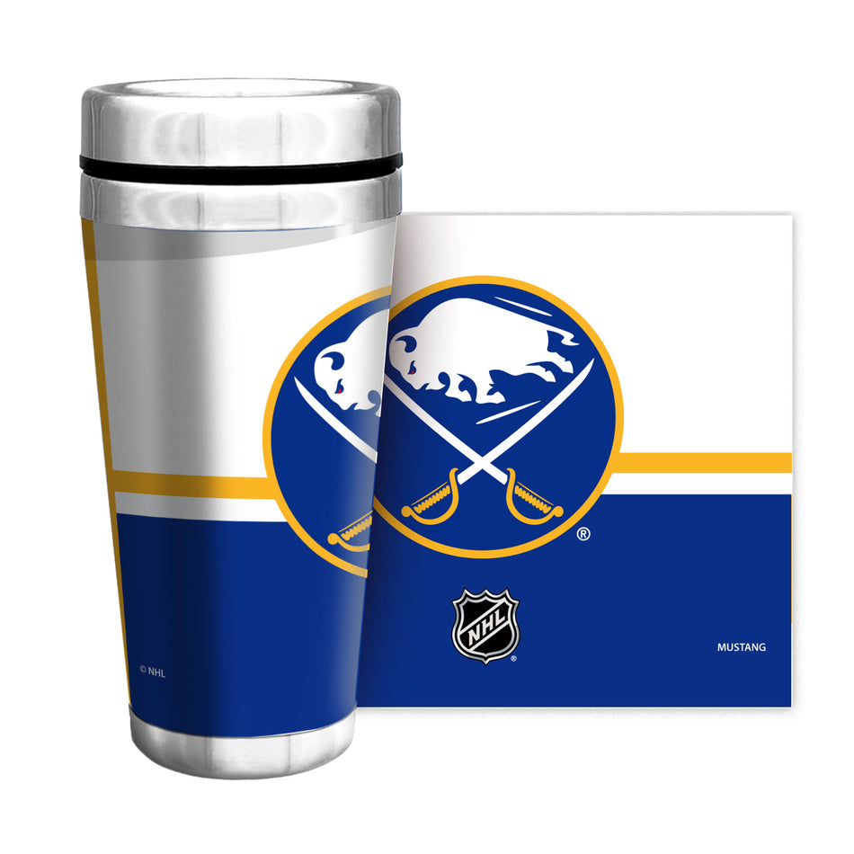 Buffalo Sabres | Varsity Full Wrap Travel Mug | 16 oz