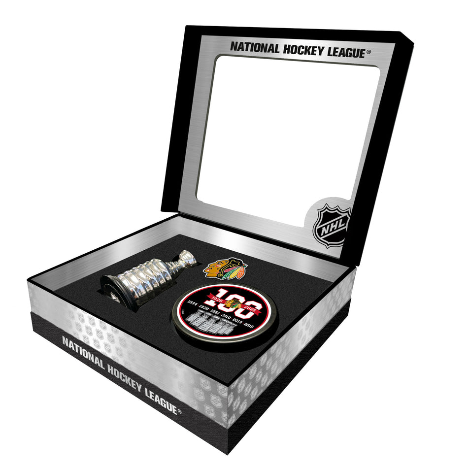 Chicago Blackhawks Centennial Gift Set | Stanley Cup