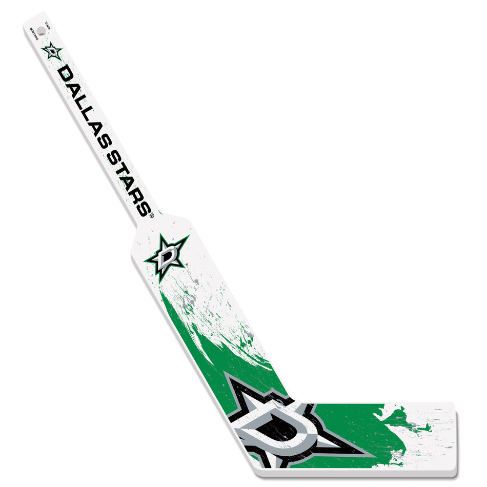 Dallas Stars Mini Stick | Wood Splatter Goalie Stick