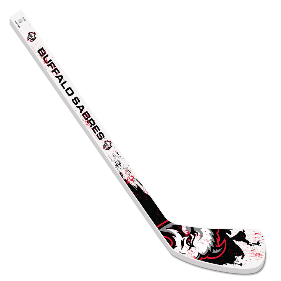 Buffalo Sabres Goathead Mini Stick - Wood Splatter