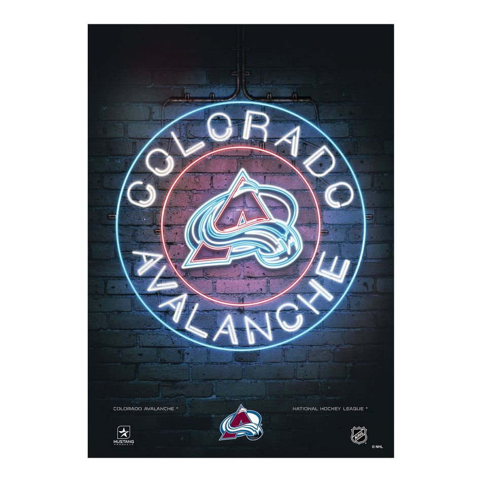 Colorado Avalanche Neon Sign | Print 12" x 16"
