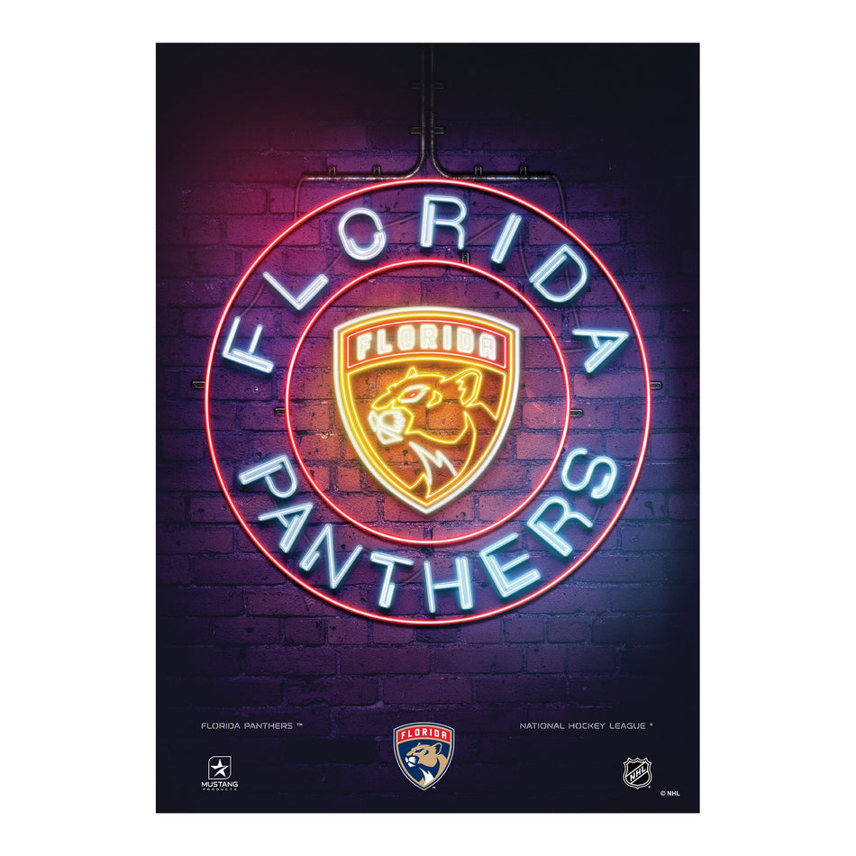 Florida Panthers Neon Sign | Print 12" x 16"