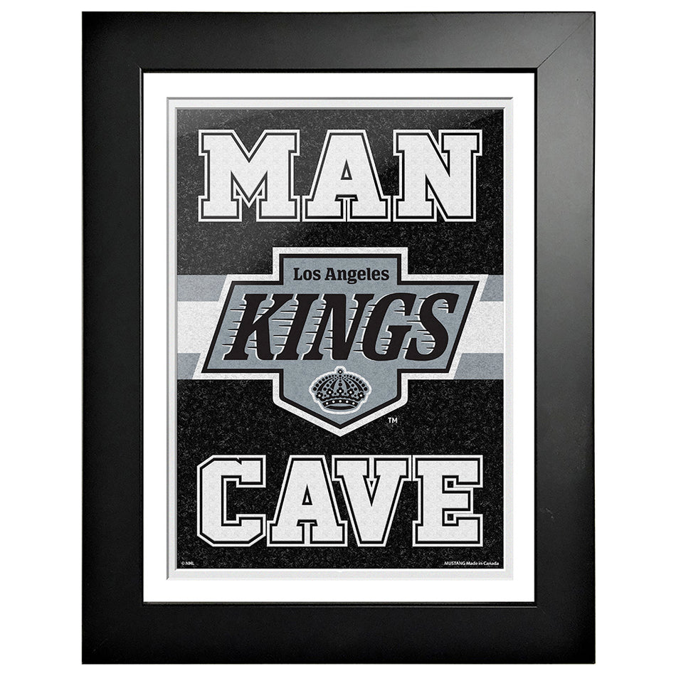 Los Angeles Kings 12x16  Man Cave Framed Sign