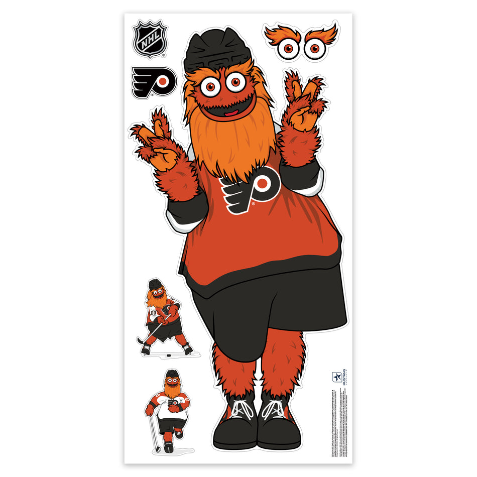 Philadelphia Flyers Repositionable Wall Decal Set - Mascot