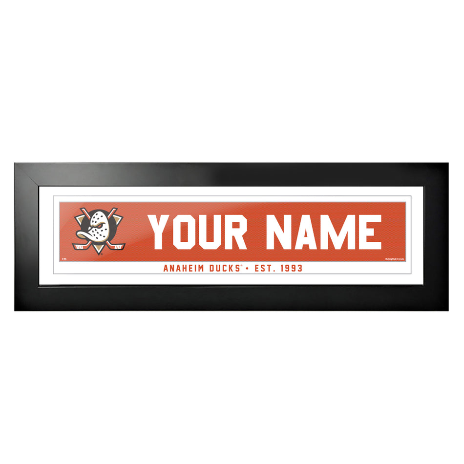 Anaheim Ducks-6x22 Team Personalized Pic Frame