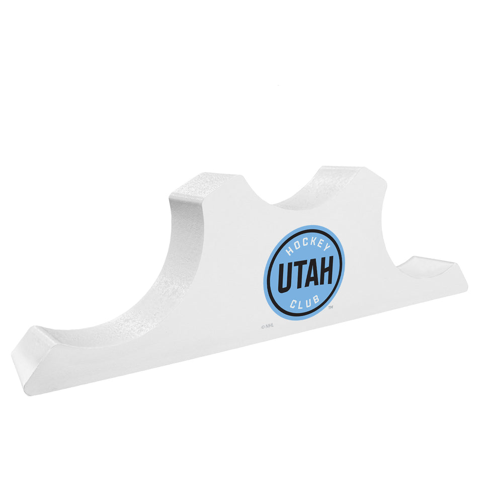 Utah Hockey Club - Wood 3 Puck Podium