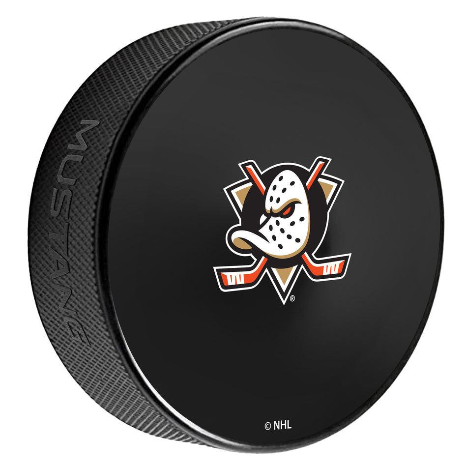 Anaheim Ducks Puck | Printed Autograph