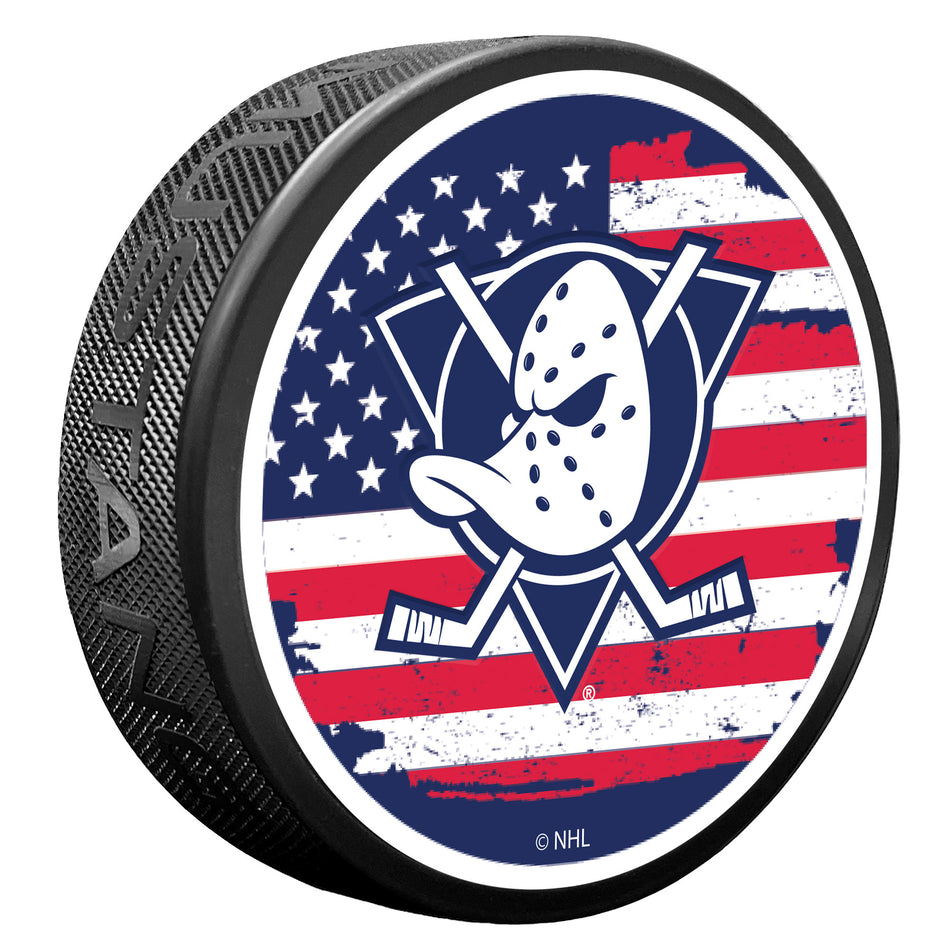 Anaheim Ducks Puck - Patriot