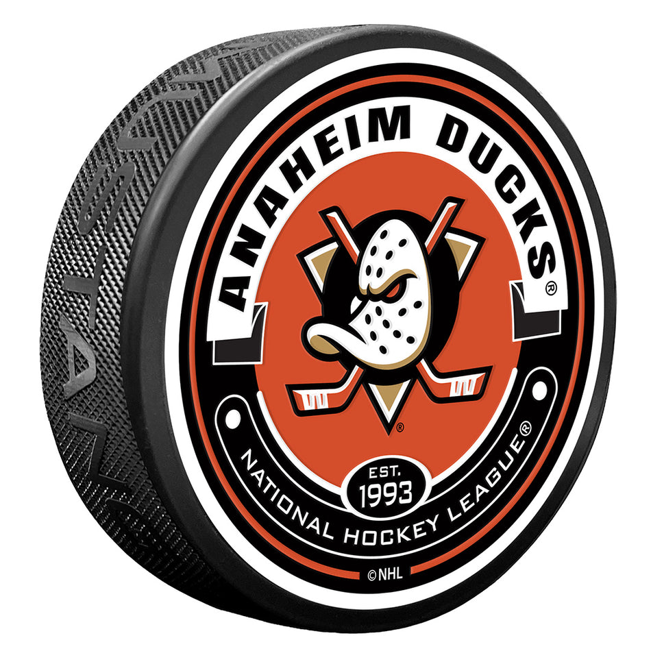 Anaheim Ducks Puck - Rinkside