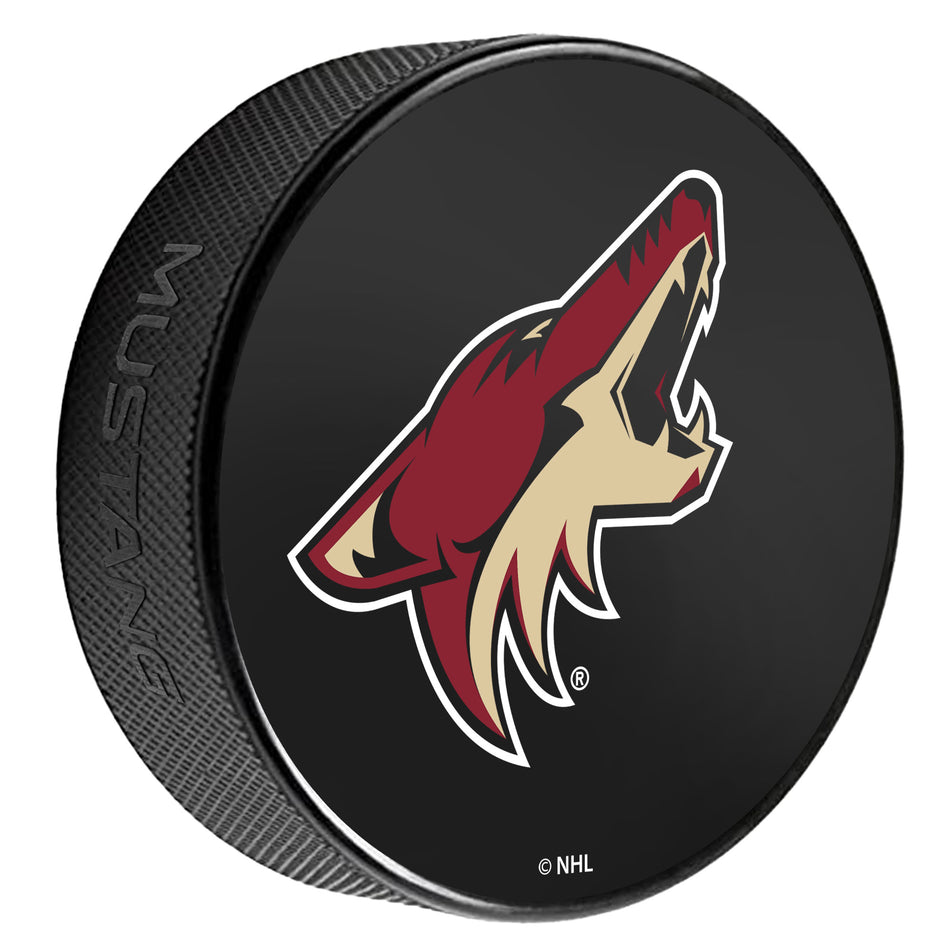 Arizona Coyotes Puck | Printed Primary Logo