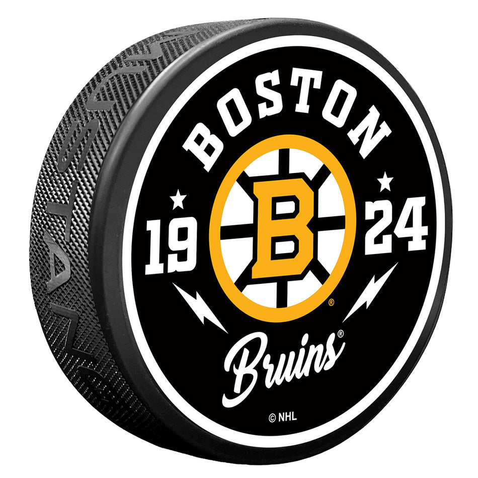 Boston Bruins Puck - Bolt