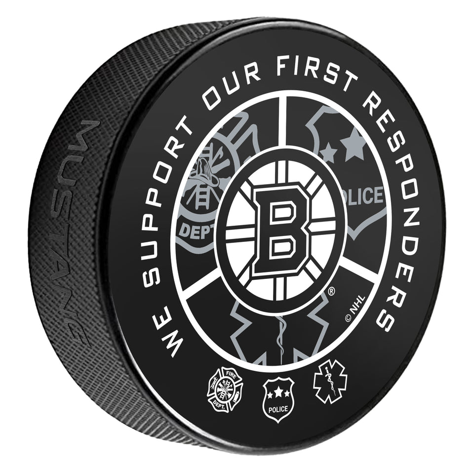 Boston Bruins Puck | Printed First Responders