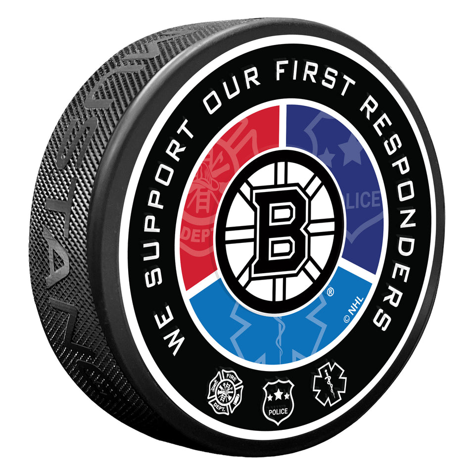 Boston Bruins Puck - First Responder