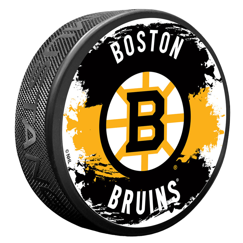 Boston Bruins Puck - Splash