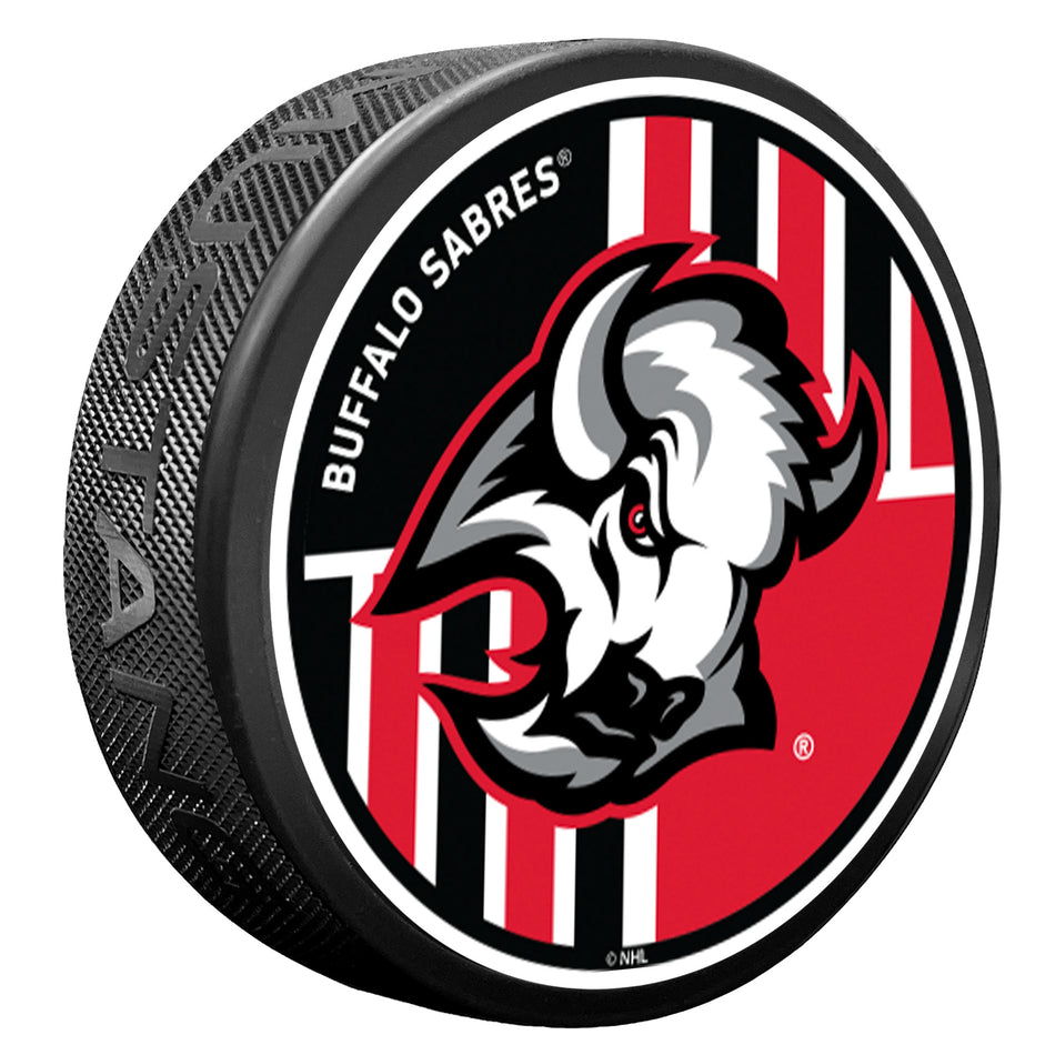 Buffalo Sabres Goathead American Flag Pat Puck