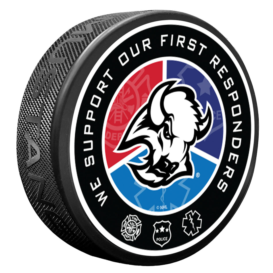 Buffalo Sabres Goathead Puck - First Responder