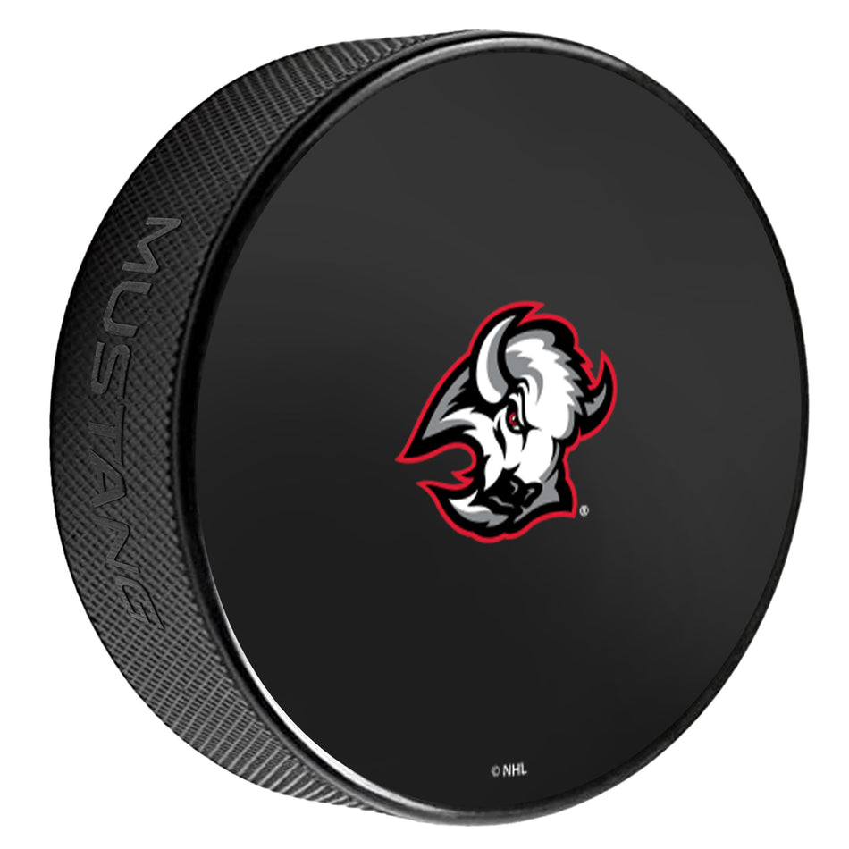 Buffalo Sabres Goathead Puck | Printed Autograph