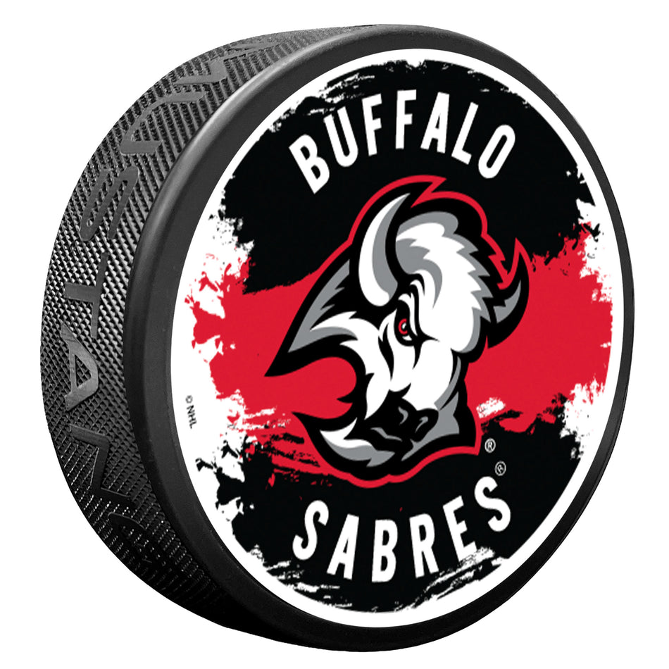 Buffalo Sabres Goathead Puck - Splash