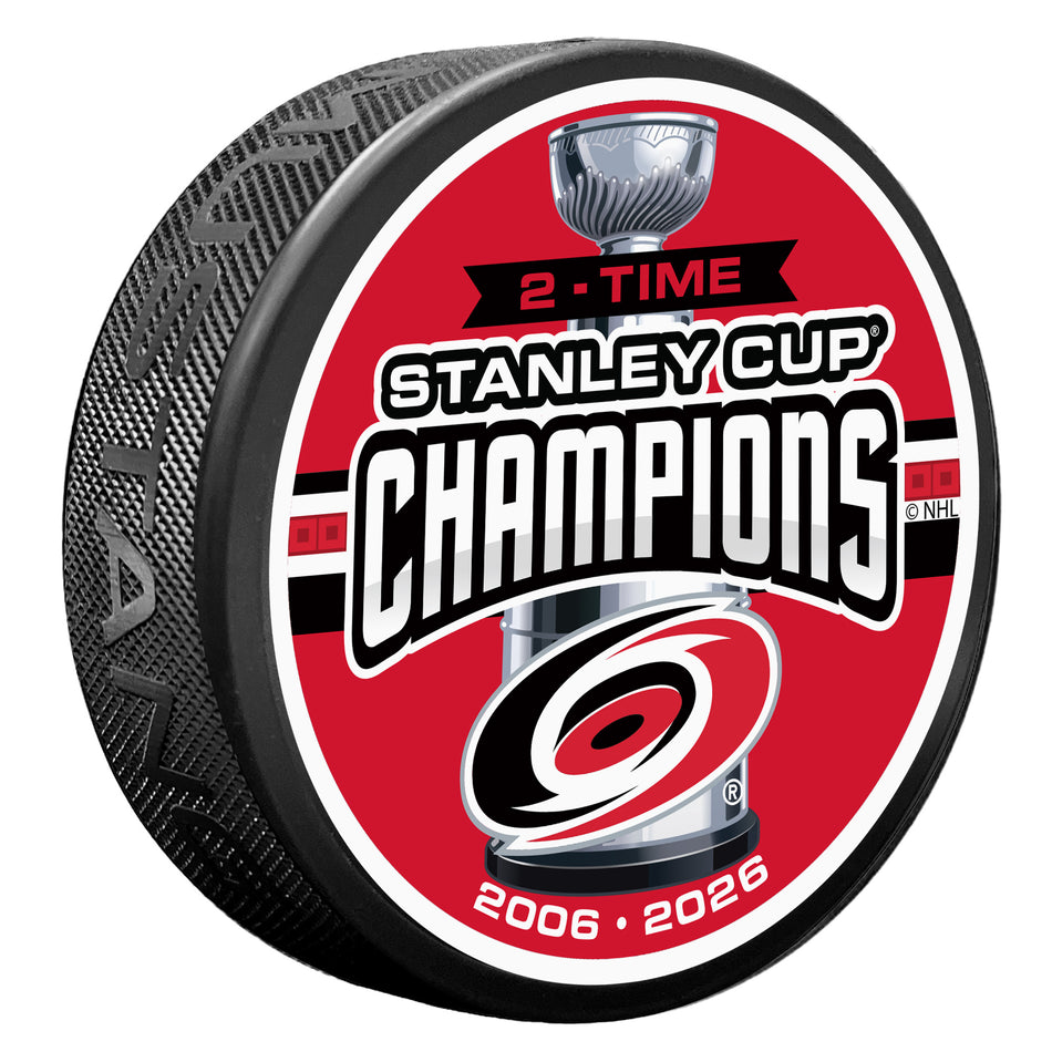 Carolina Hurricanes Puck -  1 TIME CHAMP