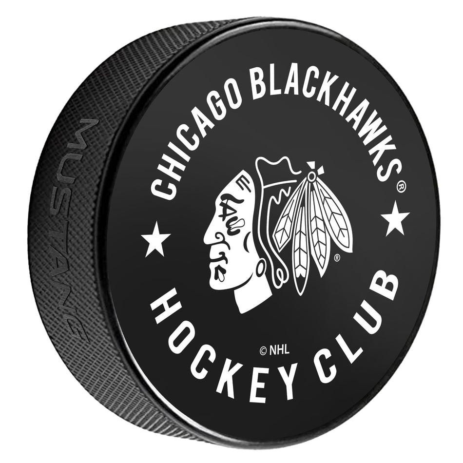 Chicago Blackhawks Pucks | Printed Hockey Club