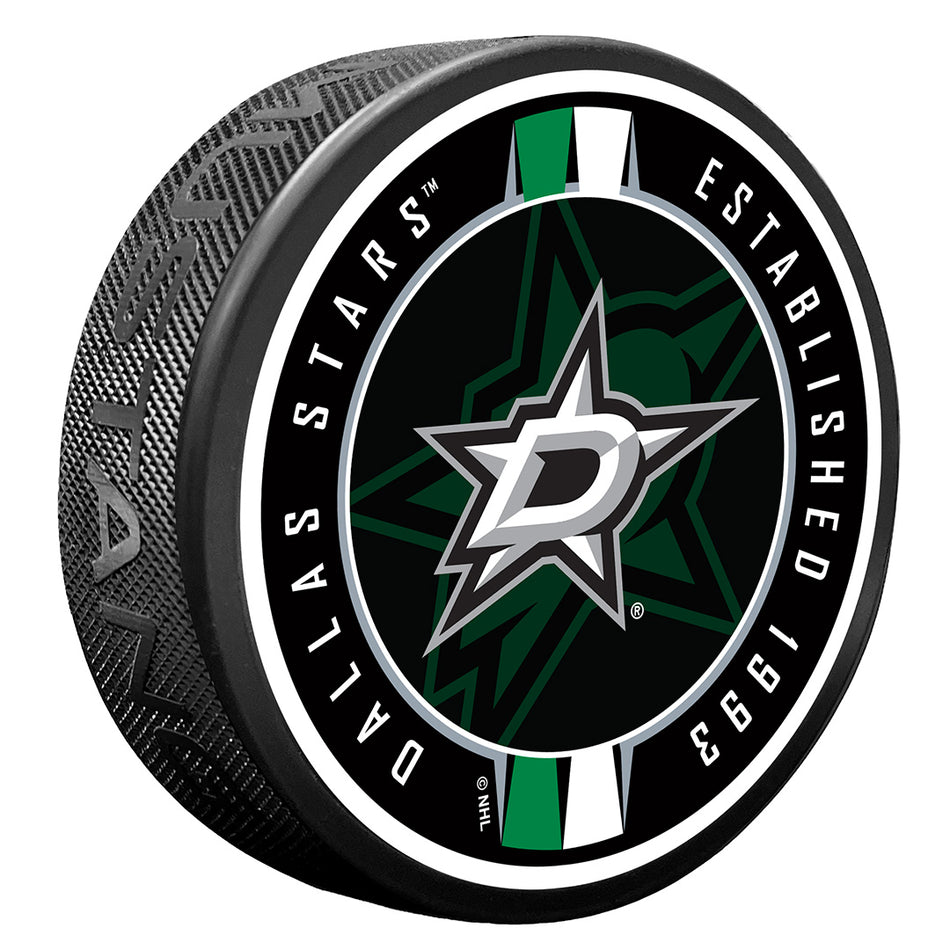 Dallas Stars Puck - Ribbon