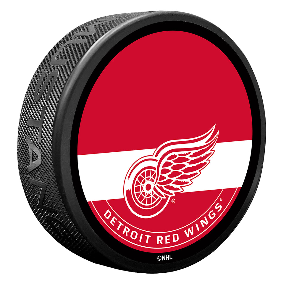 Detroit Red Wings Autograph Puck with Texture