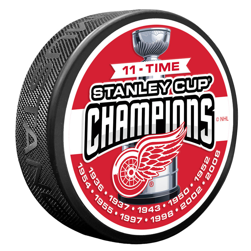 Detroit Red Wings Puck -  11 TIME CHAMPS
