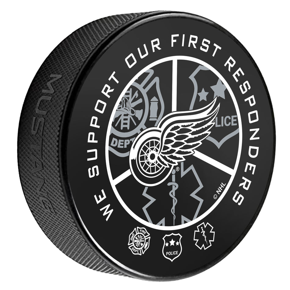 Detroit Red Wings Puck | Printed First Responders