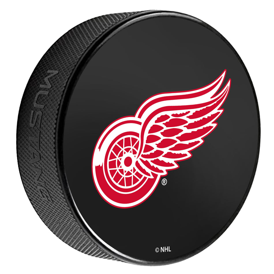 Detroit Red Wings Puck | Printed Primary Logo