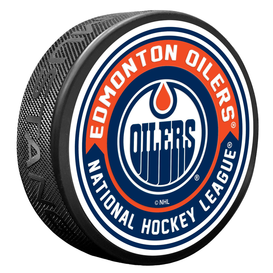 Edmonton Oilers Puck - Arrow