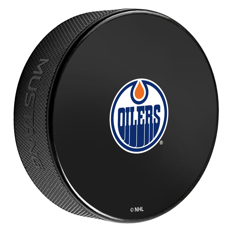 Edmonton Oilers Puck | Printed Autograph