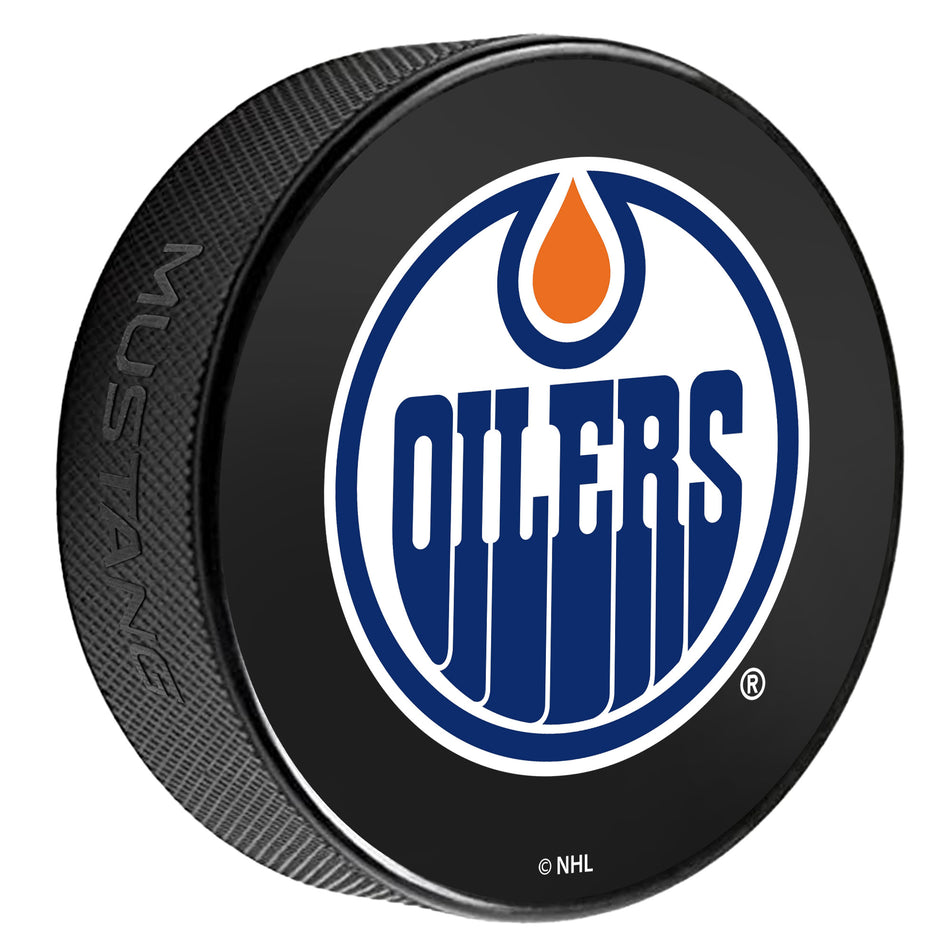 Edmonton Oilers Puck | Printed Primary Logo