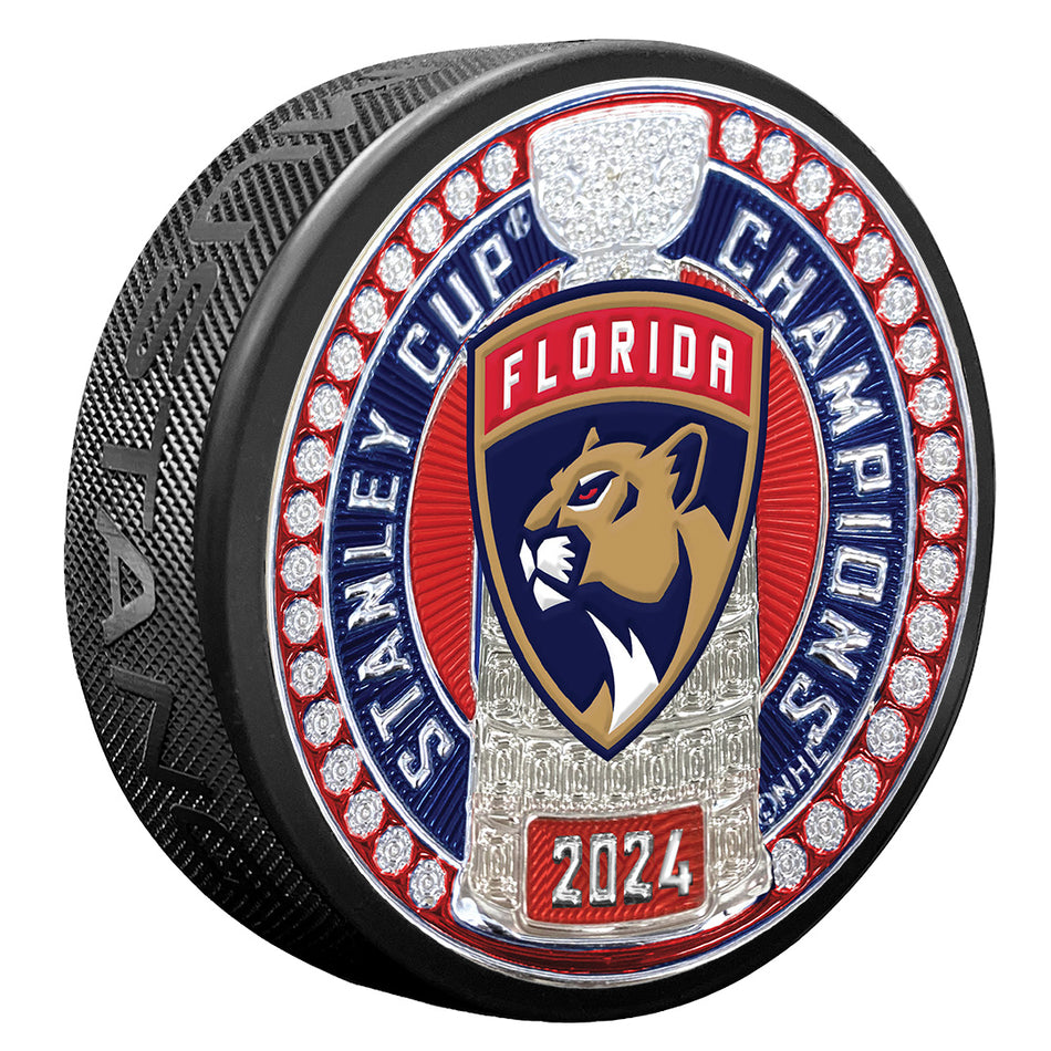 Florida Panthers Stanley Cup Champions Puck | Trimflexx Stanley Cup Dynasty