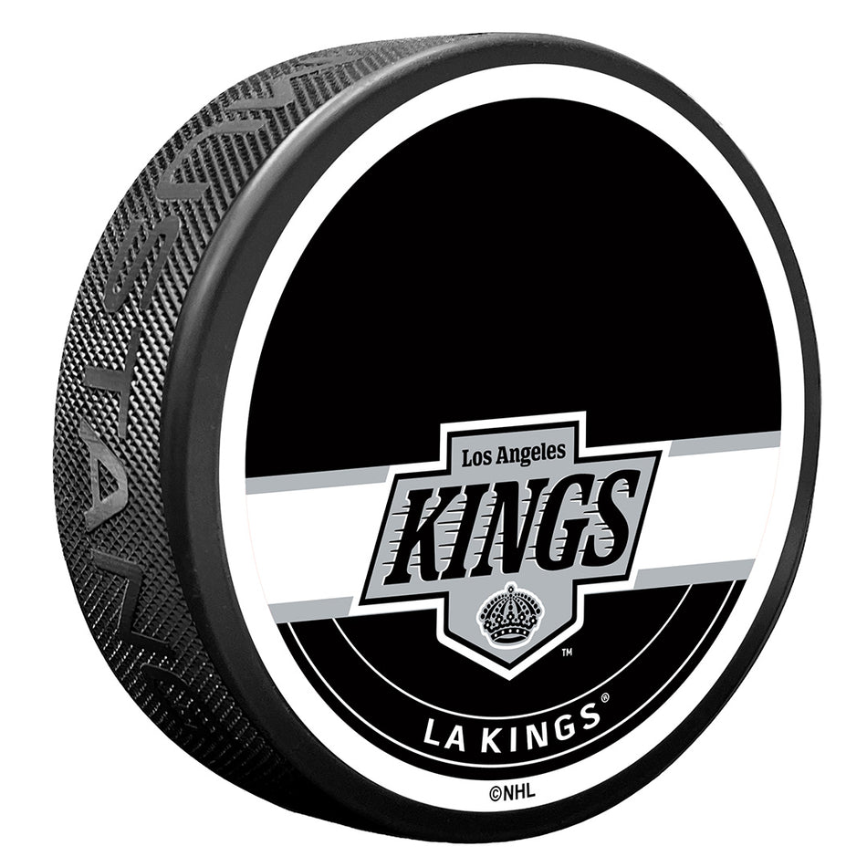 Los Angeles Kings Autograph Puck with Texture